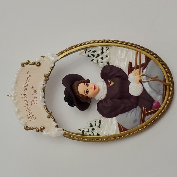 New - Vintage 1997 Holiday Traditions Barbie Keepsake Ornament - Picture 2 of 11
